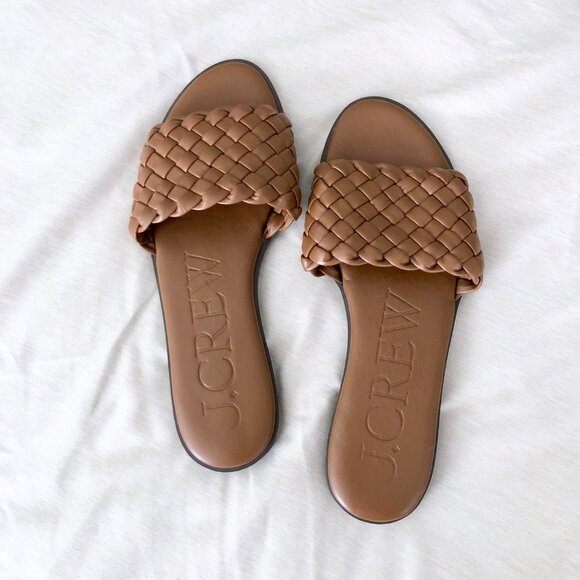 J. Crew Shoes - J.Crew Georgina woven sandals in leather